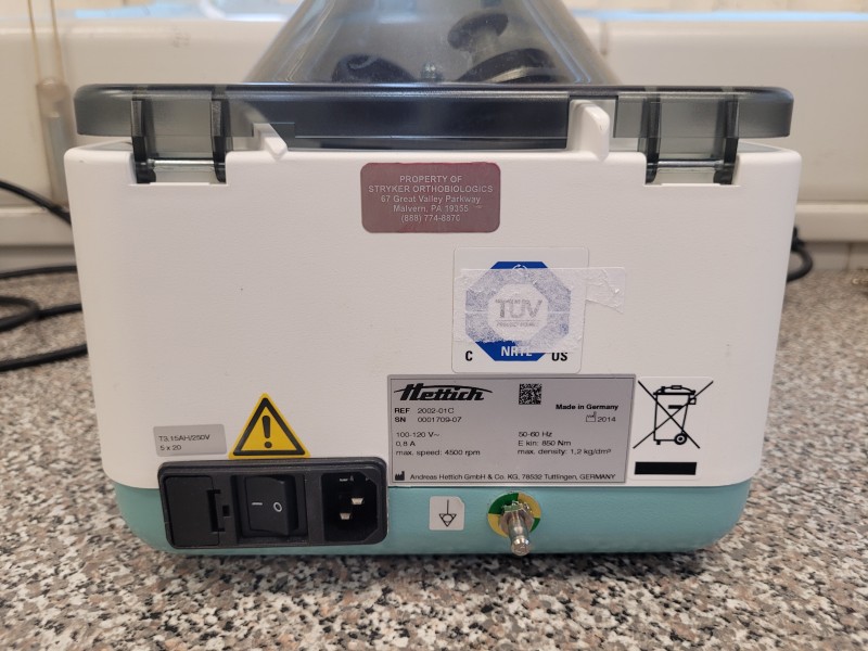 Hettich Instruments EBA 20C Benchtop Centrifuge | Clinical & Research Laboratory